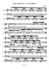 Trio Sonata No.2 in E Minor